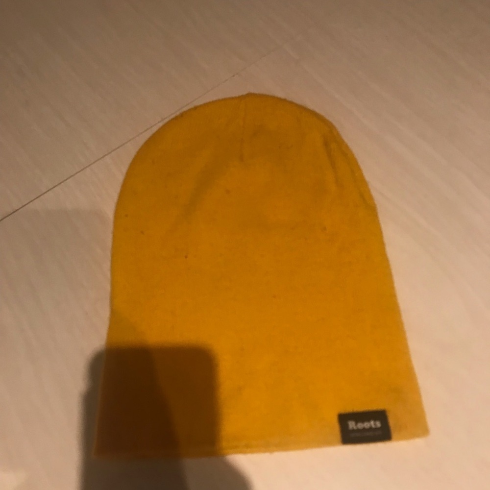 Roots Kids Mustard Yellow Beanie